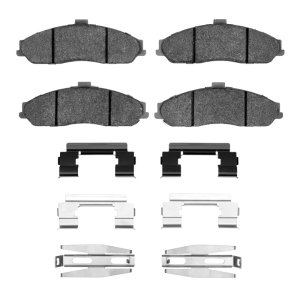 Chevrolet Corvette Brake Pads - Front - R1 Concepts - Semi Met - `97-`13
